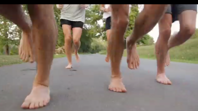 barefoot running harvard