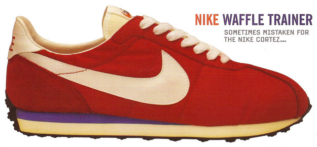 original nike waffle running shoes